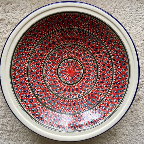 mandala decorated ceramic bowl, Egypt