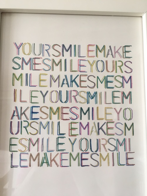 your smile makes me smile