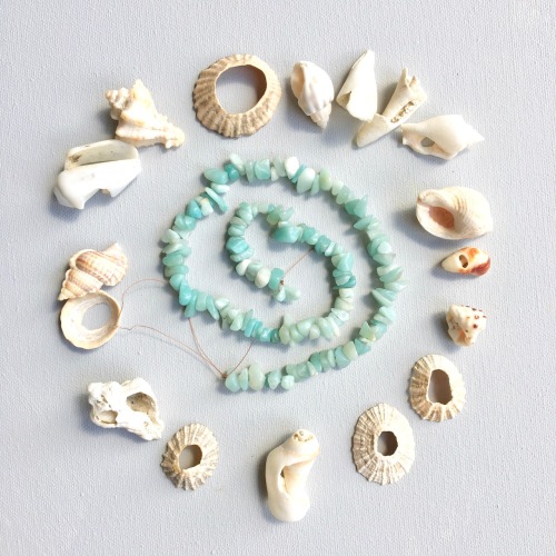 shells and beads