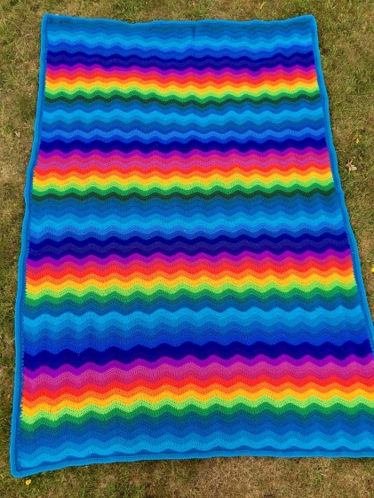 rainbow blanket for a 10 year old