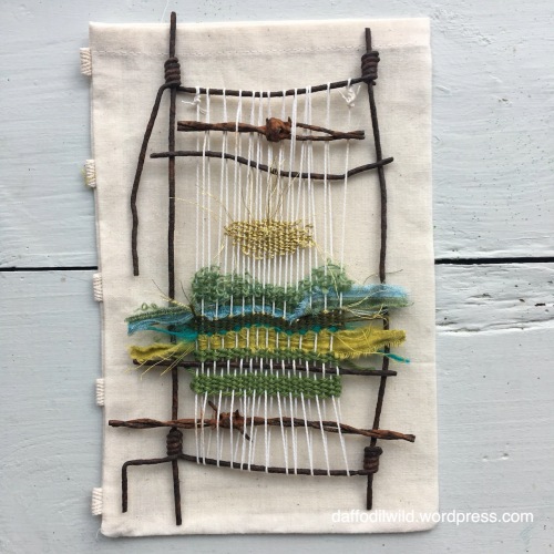 weaving on wire